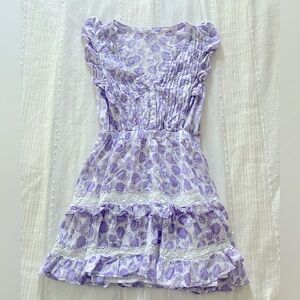 BB Dakota Steve Madden M purple frilly mini dress